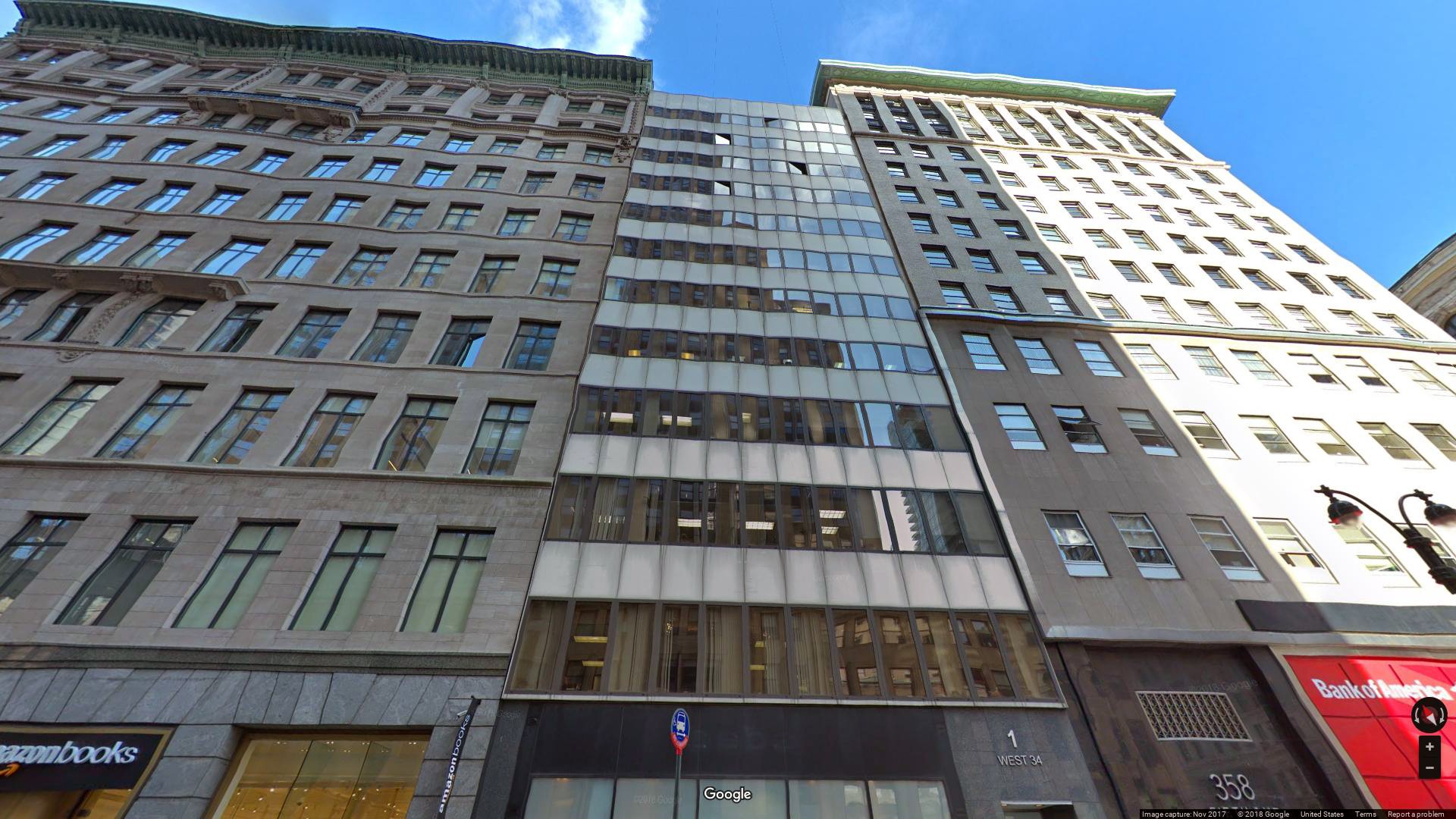 Rent, lease office 1 West 34th Street