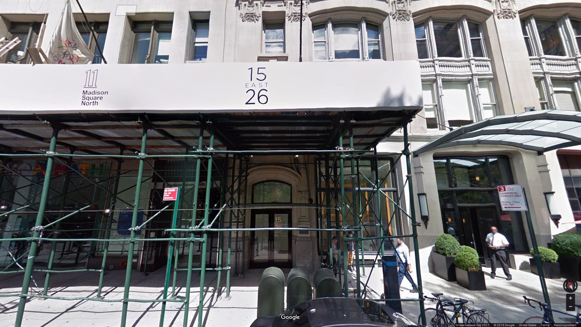 Rent, lease, coworking or sublease office 15 East 26th Street