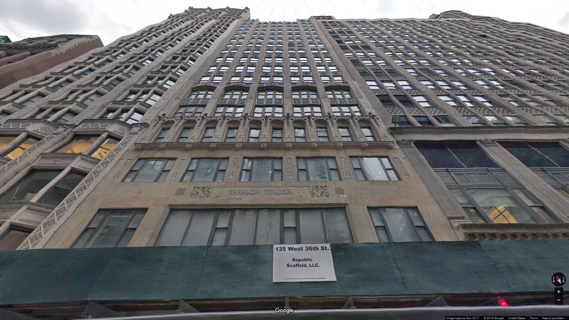 Rent Office 135 west 36th street