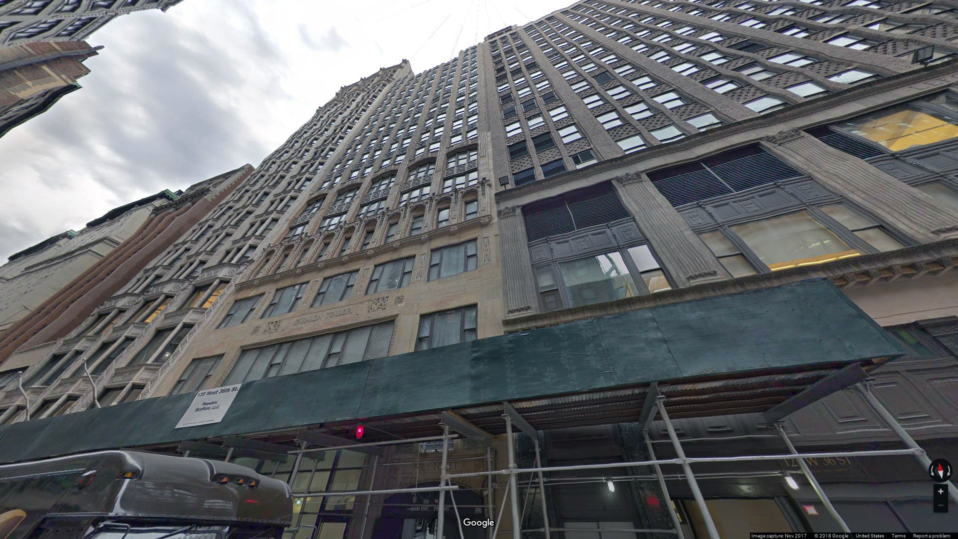 Rent Office 135 west 36th street