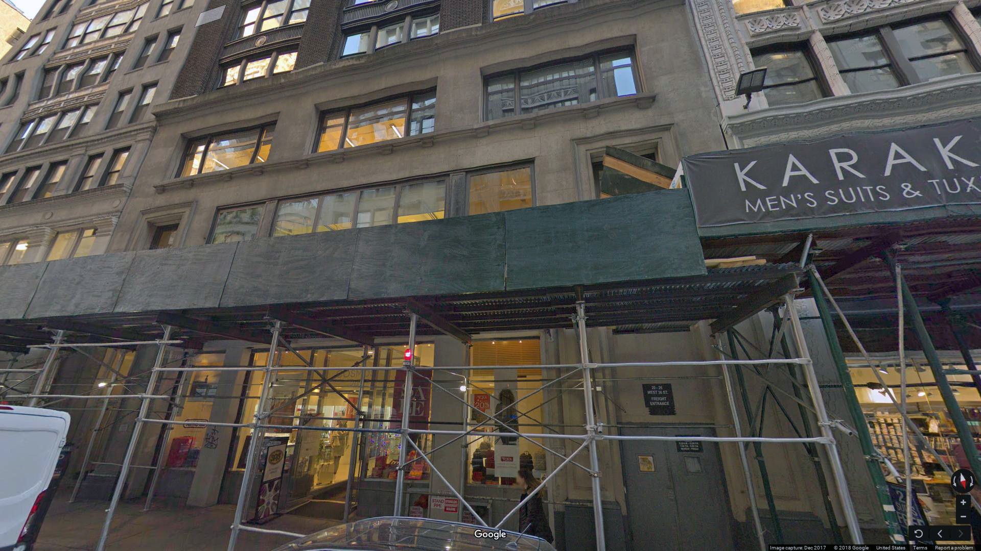 alquilar oficina en la calle West 36th, 20.