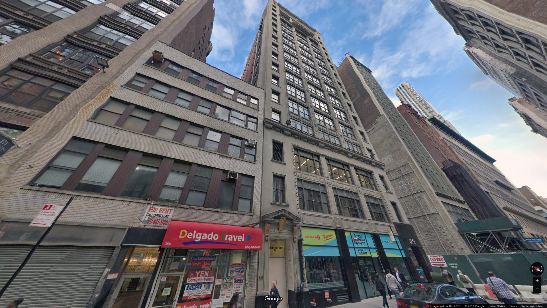 Rent Office 29 west 38th street