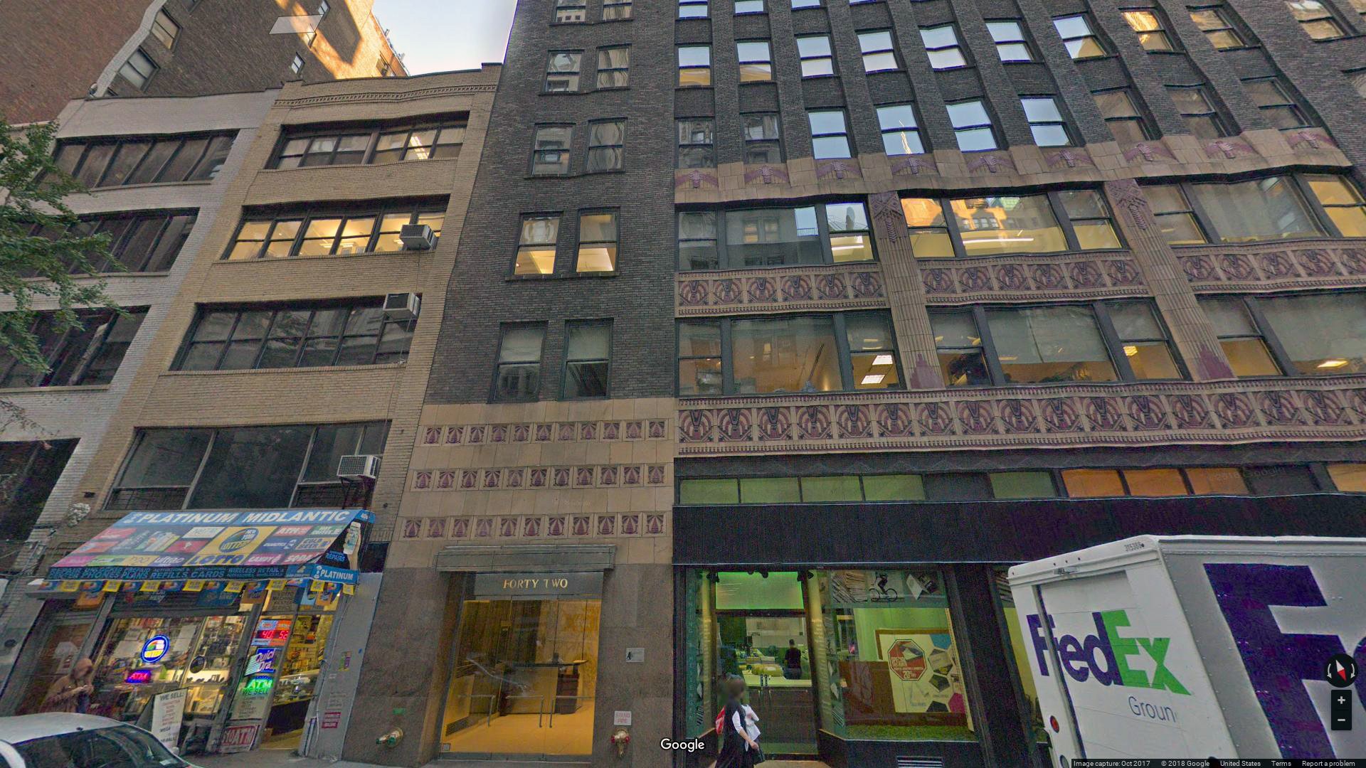 affittare ufficio 42 West 39th Street