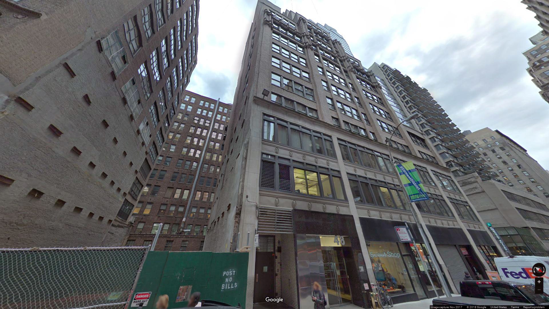 48 West 37th Street - lease office space