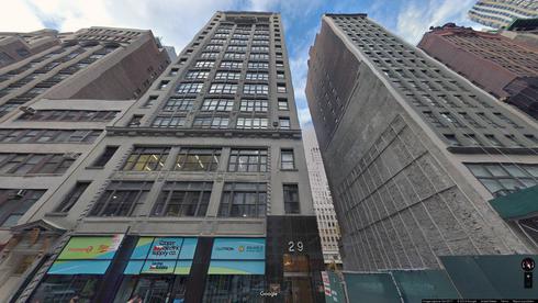 lease office 29 west 38th street