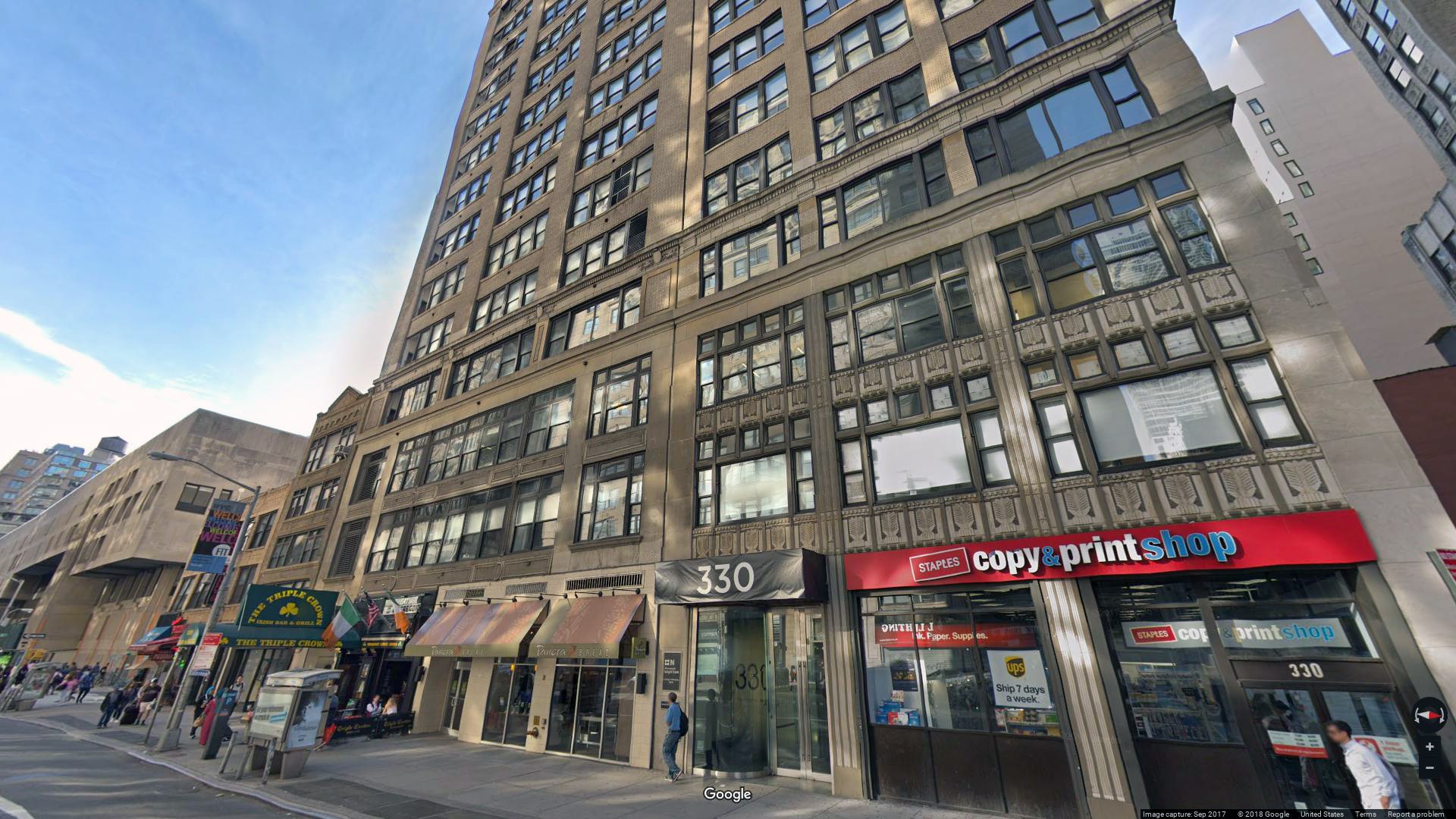 Rent, lease, coworking or sublease office 330 Seventh Avenue