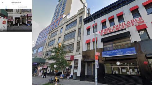rent retail 506-510 west 181st street