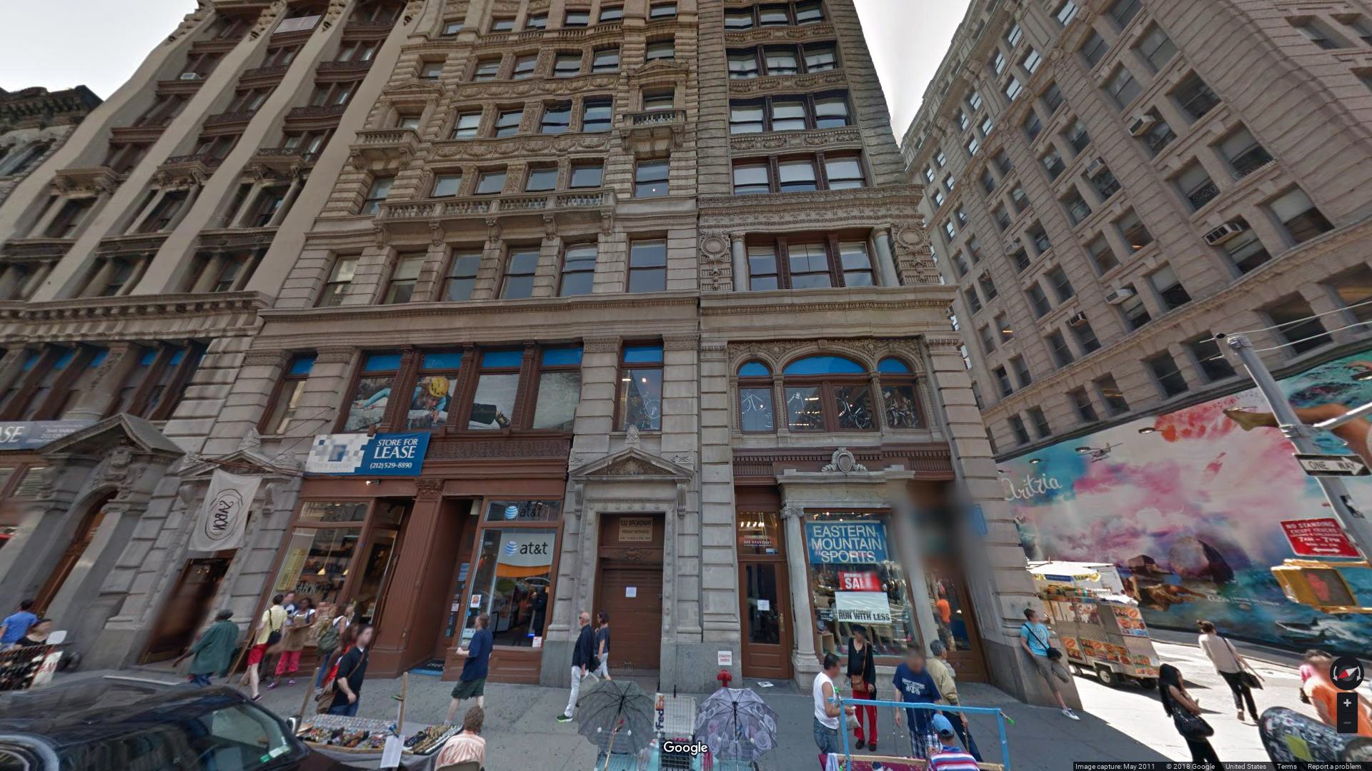 Rent, lease office 536 Broadway