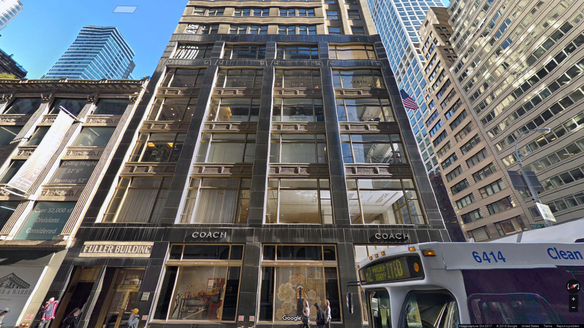 Rent, lease office 595 Madison Avenue