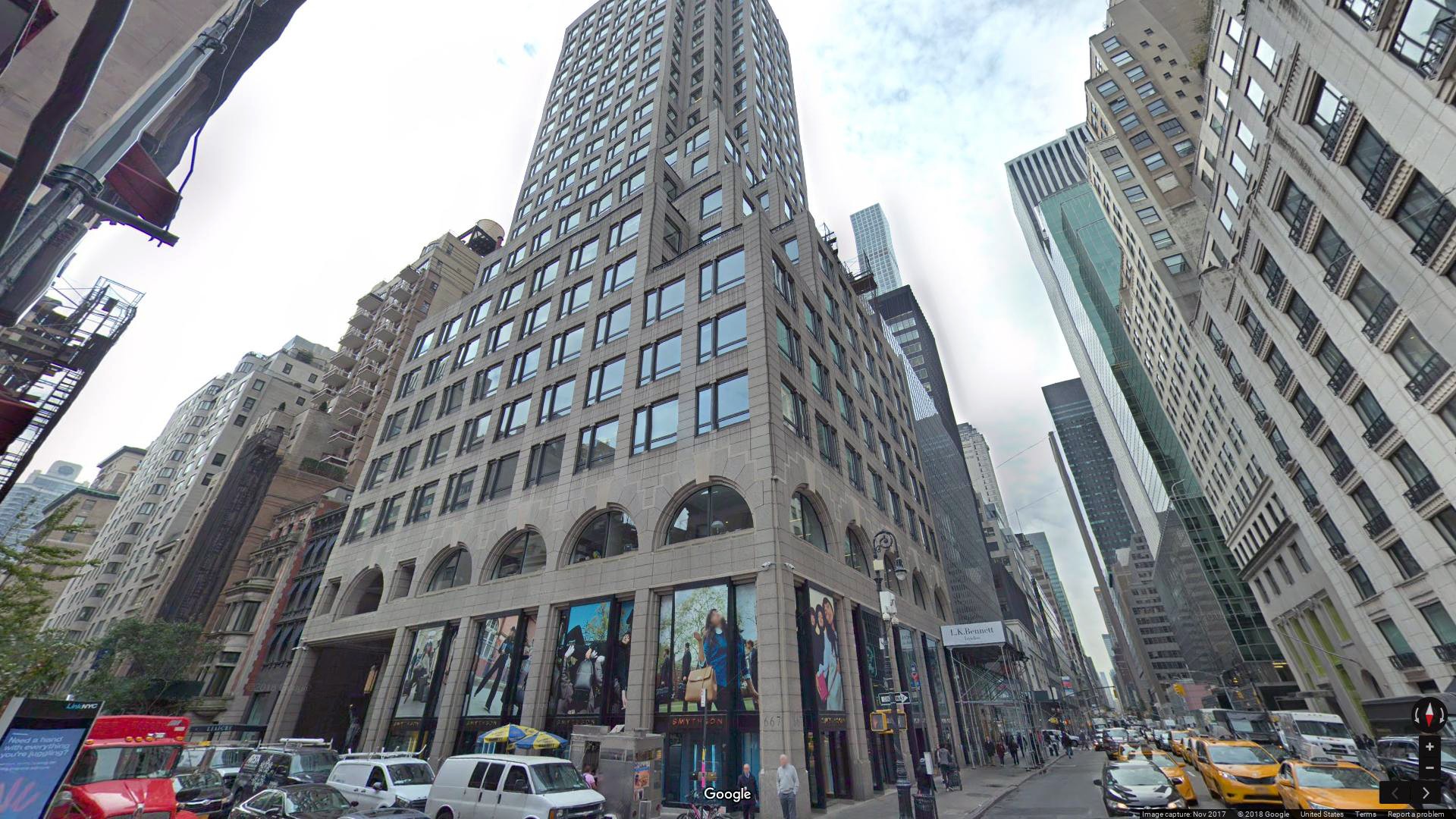 Rent, lease office 667 Madison Avenue
