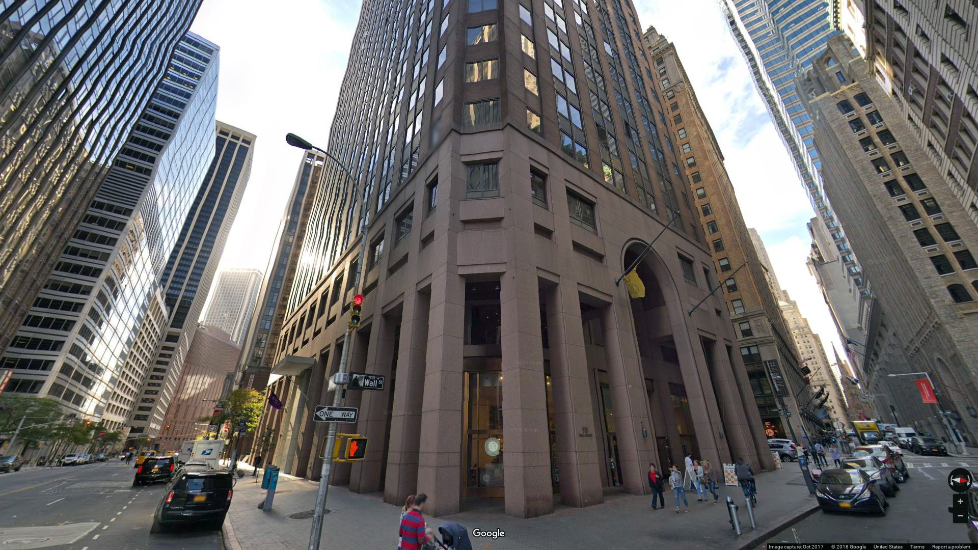 Rent, lease office 75 Wall Street