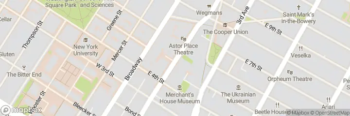 Map of Mieten Sie Coworking NoHo