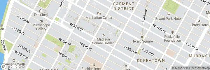 Map of Louer un espace de coworking à Midtown West