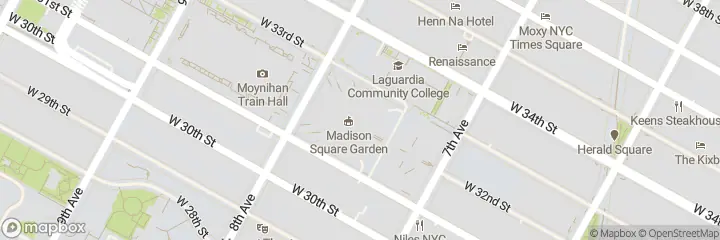 Map of Rent Penn Plaza Medical