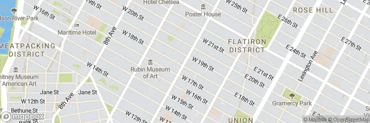 Map of Rent Midtown South Retail