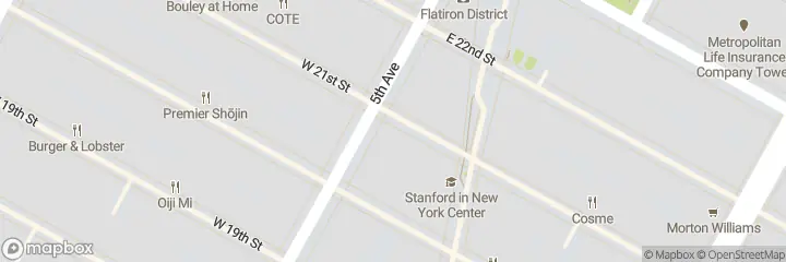 Map of Renta de Local Comercial en el Distrito Flatiron