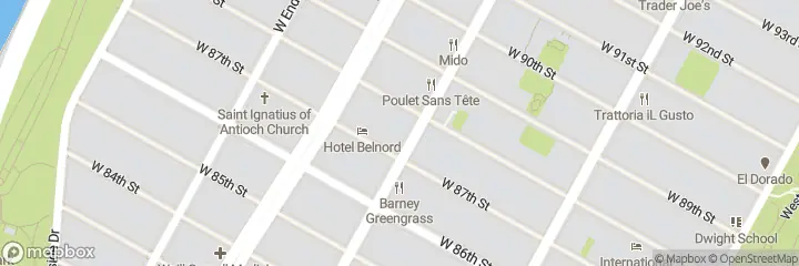 Map of Alquilar Minorista en Upper West Side