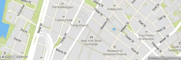 Map of Rent Financial District Retail
