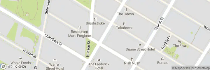 Map of Affitta Negozio a Tribeca