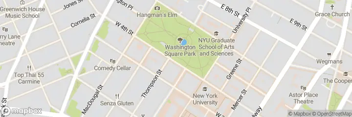 Map of Büro mieten im Greenwich Village