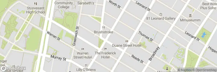 Map of Büro in Tribeca mieten