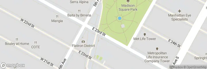 Map of Bureau à louer à Flatiron