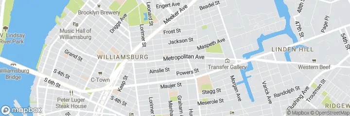 Map of Rent Office North Brooklyn