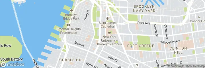 Map of Rent Office Downtown Brooklyn